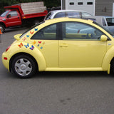 Butterflies Car Van Decal Sticker Set Butterfly Colourful Bright Camper
