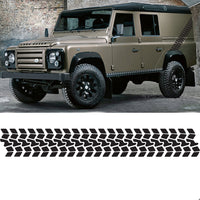 Tyre Tracks 4X4 Sticker - Land Rover Defender Off Road Motocross Bike Tire