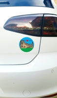 Whitby Abbey Bumper Sticker Car Funny Joke Novelty Vinyl Decal Gift Xmas I Love
