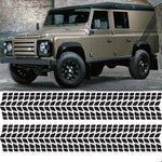 Copy of Tyre Tracks 4X4 Sticker - Land Rover Defender Off Road Motocross Bike Tire