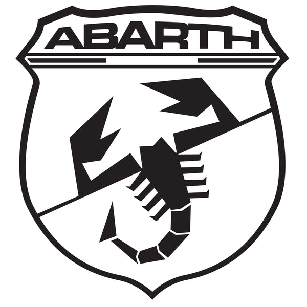 Fiat 500 Abarth Scorpion Car Bonnet Side Stripes Stickers decal graphic