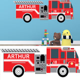 Fire Engine Nursery Bedroom Vinyl Wall Stickers/Decals/Mural/Decor/Sticker/Art