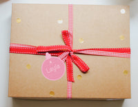 Personalised 25 Christmas Gift Tags Present Stickers Labels Blush Pink Sticky
