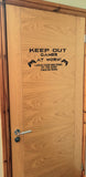 Keep Out Kids Bedroom Door Sign Gaming Gamer PlayStation Xbox Controller