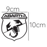 Fiat 500 Abarth Scorpion Car Bonnet Side Stripes Stickers decal graphic