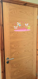 Personalised Custom Fairy Name Door Sticker Wall Decal Boy Bedroom Fairies