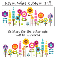 Bright Flowers Car Van Bike Stickers Decal Graphics