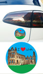 Whitby Abbey Bumper Sticker Car Funny Joke Novelty Vinyl Decal Gift Xmas I Love