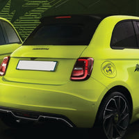 Fiat 500 Abarth Scorpion Car Bonnet Side Stripes Stickers decal graphic
