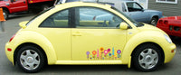 Bright Flowers Car Van Bike Stickers Decal Graphics