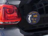 Golfing Golf Car Van SUV Sticker Decal Label Window Clubs Novelty Bumper Gift