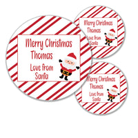 Pack of 25 Personalised Christmas Gift Stickers Present Labels Tags Santa