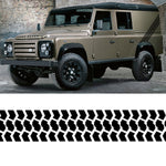 Tyre Tracks 4X4 Sticker - Land Rover Defender Off Road Motocross Bike Tire