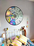 Wednesday Addams Enid Stained Glass Window Nevermore Academy Wall Sticker Decal