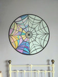 Wednesday Addams Enid Stained Glass Window Nevermore Academy Wall Sticker Decal