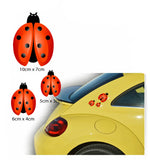 Ladybird Stickers Car Bedroom Wall Decals Graphics Window Laptop Luggage Sticker
