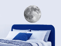 Full Moon Wall Sticker - Astronomy / Space Themed Wall Decal for Child's Bedroom