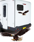 Bald Eagle Motorhome Laminated Vinyl Graphic - Camper Car Caravan Horsebox Stickers Decals