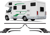 Motorhome Stripes Vinyl Stickers - Camper Van Horsebox Caravan RV Decals Graphic