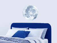 Full Moon Wall Sticker - Astronomy / Space Themed Wall Decal for Child's Bedroom