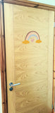 Childrens Kids Bedroom Pretty Boho Rainbow Wall Sticker Decal Pastel Mural Girl
