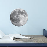Full Moon Wall Sticker - Astronomy / Space Themed Wall Decal for Child's Bedroom