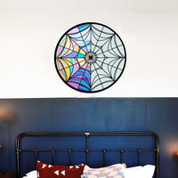 Wednesday Addams Enid Stained Glass Window Nevermore Academy Wall Sticker Decal