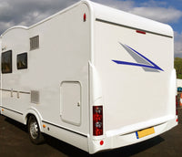 Motorhome Transporter Camper Van Compass Graphics Decals Stickers Back Rear