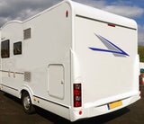 Motorhome Transporter Camper Van Compass Graphics Decals Stickers Back Rear