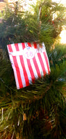 DIY Advent Calendar Paper Bags Stickers Decals 25 Stripy Holly Christmas Pegs