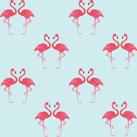 Flamingo Bird Printed Pink Wall Sticker Decal - Great Wallpaper Alternative