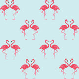 Flamingo Bird Printed Pink Wall Sticker Decal - Great Wallpaper Alternative
