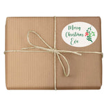Personalised 30 Christmas Gift Tags Present Stickers Labels Santa Holly Berries