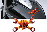 Motorbike Skulls and Crossed Spanner Decals (Motorcycle Stickers Graphics) #2