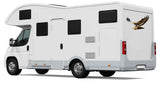Eagle Motorhome Vinyl Graphic - Camper Car Caravan Horsebox Stickers Decals