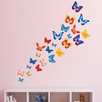 Beautiful Butterfly Wall Stickers for Childrens Bedroom or Playroom
