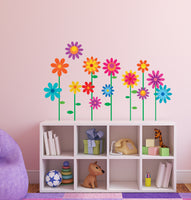 Girls Bedroom Flower Wall Stickers Decals Graphics