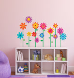 Girls Bedroom Flower Wall Stickers Decals Graphics