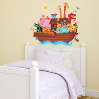 Noah's Ark Animal Boat Jungle Children Bedroom Wall Sticker Decal Mural Girl Boy