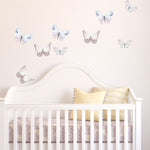 Beautiful Watercolour Butterfly Stickers Decals For Bedroom Wall