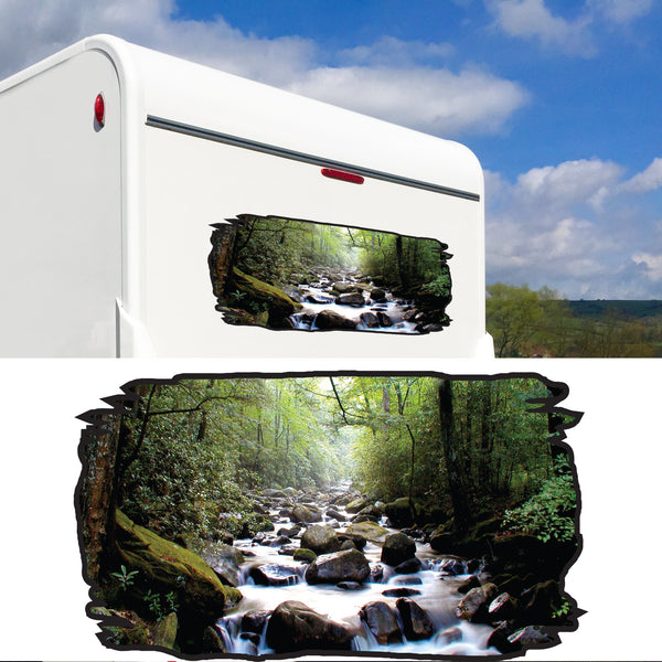 River Water Scene Motorhome Graphic -Camper Car Caravan Horsebox Stickers Decals