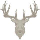 Country Range Stag Head Wall Decal Sticker Porch Hallway Entrance Deer